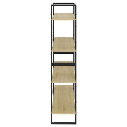 806480 vidaXL 4-Tier Book Cabinet Sonoma Oak 100x30x140 cm Engineered Wood