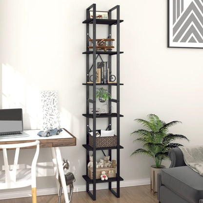 Book Cabinet | Black | Engineered wood | Tall | Book Cabinet