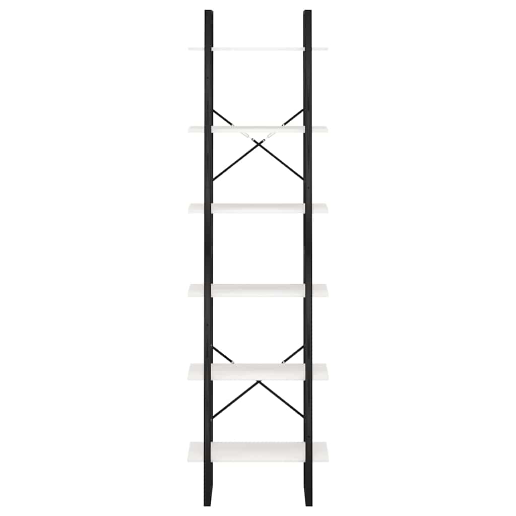 Storage Shelf White 60x30x210 cm Solid Wood Pine