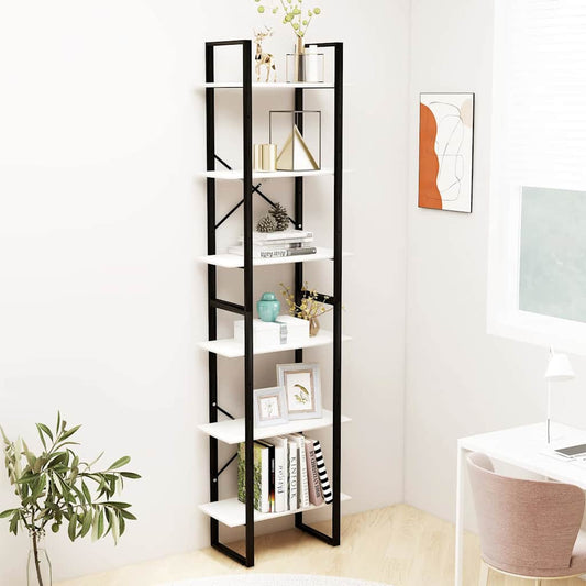 Storage Shelf White 60x30x210 cm Solid Wood Pine