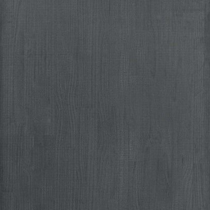 Storage Shelf Grey 60x30x210 cm Solid Wood Pine