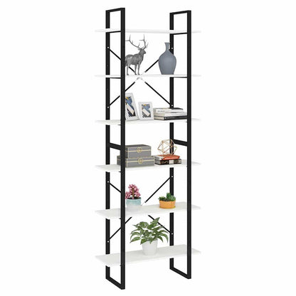 806543 vidaXL High Cabinet White 80x30x210 cm Solid Wood Pine