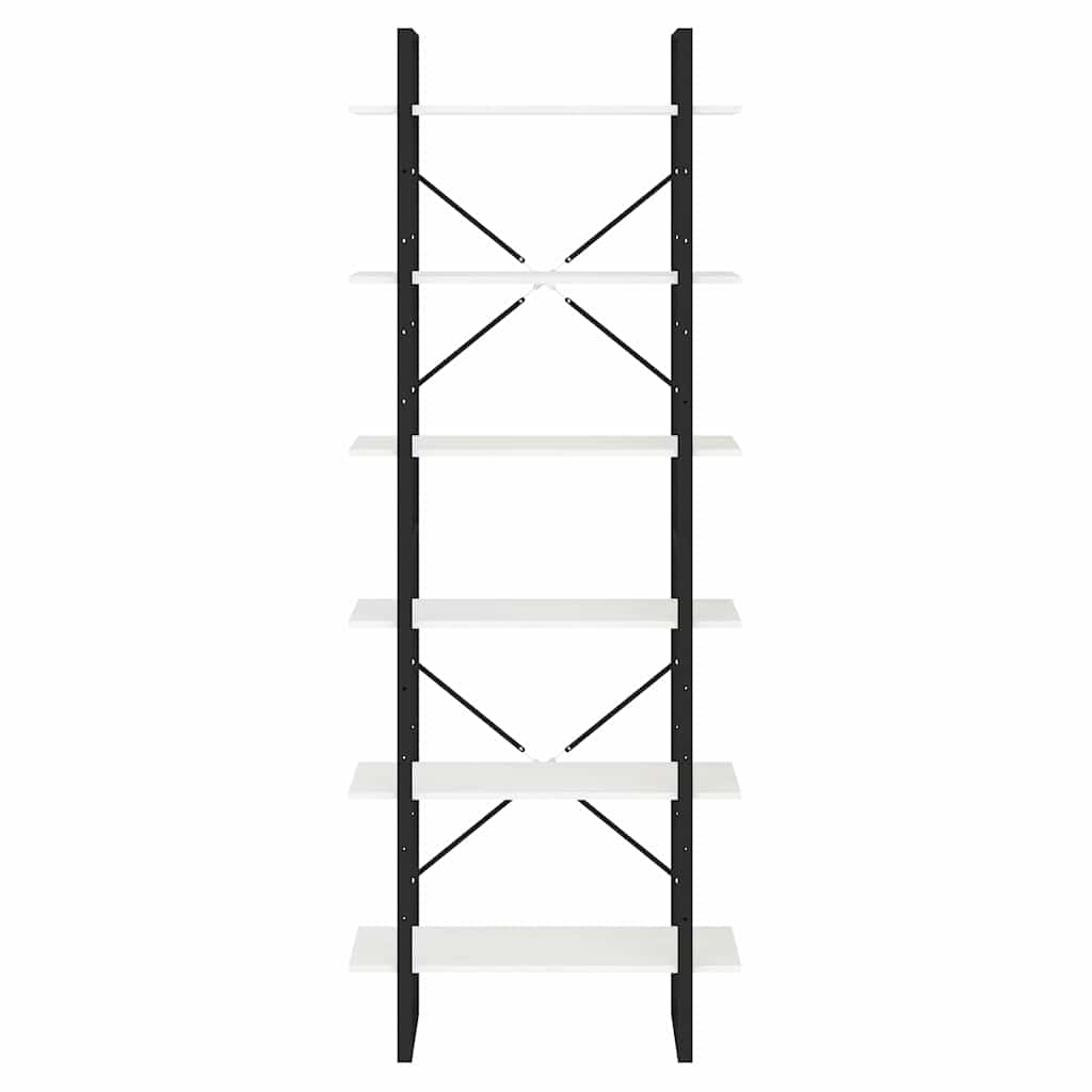 806543 vidaXL High Cabinet White 80x30x210 cm Solid Wood Pine