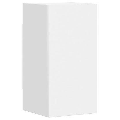 5 Piece TV Cabinet Set White Engineered Wood
