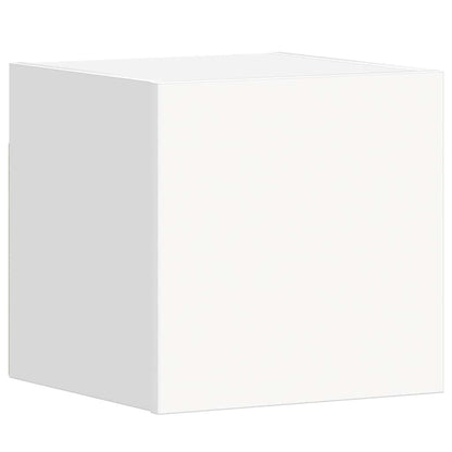5 Piece TV Cabinet Set White Engineered Wood
