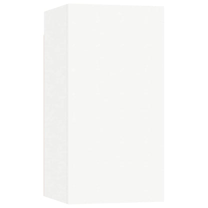 3 Piece TV Cabinet Set White Engineered Wood