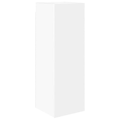 10 Piece TV Cabinet Set White Engineered Wood