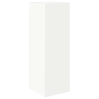 4 Piece TV Cabinet Set White Engineered Wood