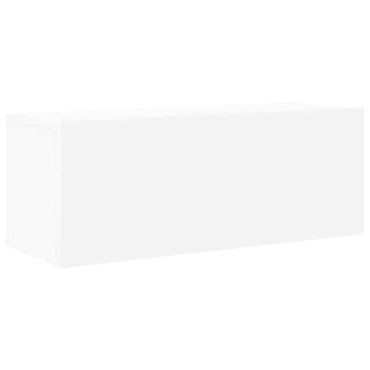 6 Piece TV Cabinet Set White Engineered Wood