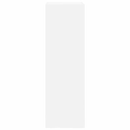 6 Piece TV Cabinet Set White Engineered Wood