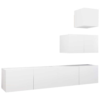 TV Cabinet Set | White | Engineered wood | Standard | TV Cabinet Set