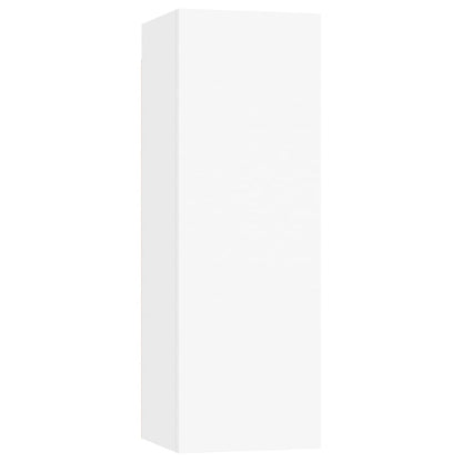 TV Cabinets 4 pcs White 30.5x30x90 cm Engineered Wood