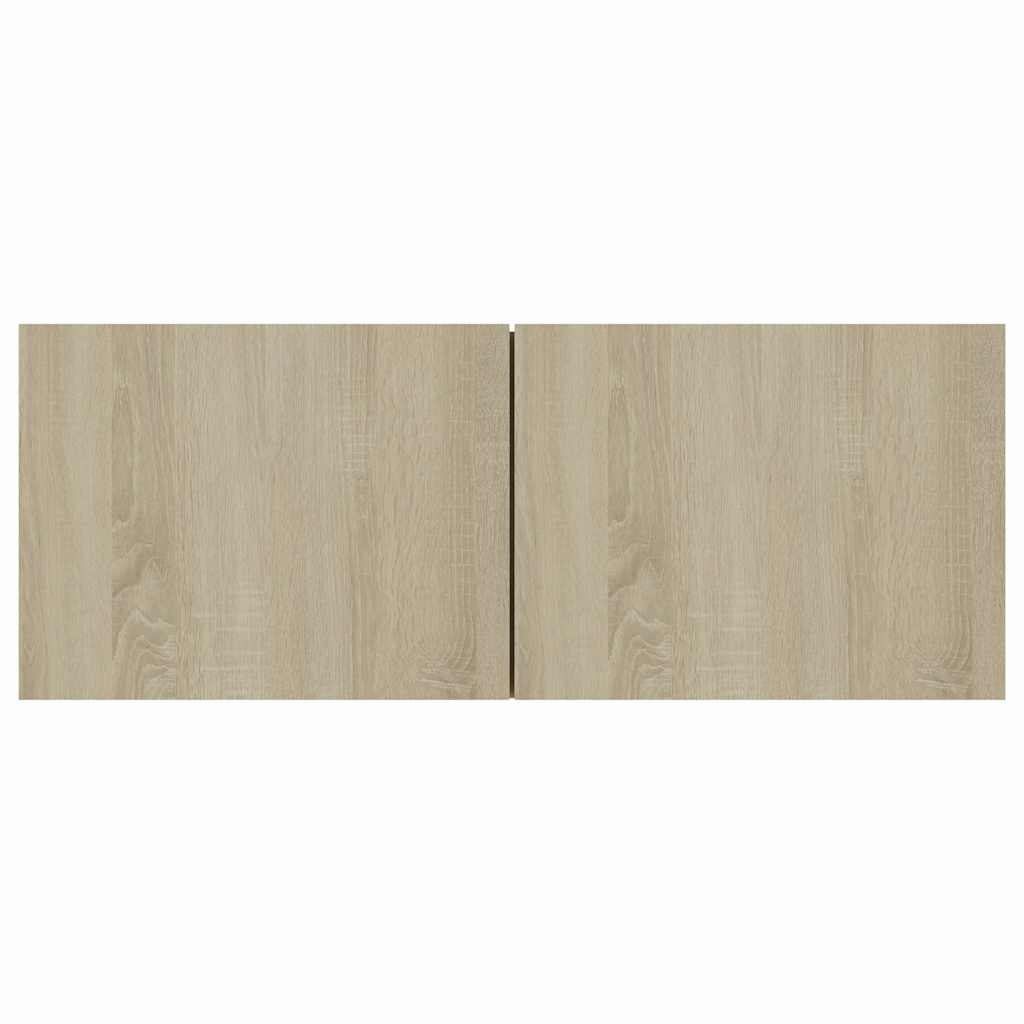 4 Piece TV Cabinet Set Sonoma Oak 80x30x30 cm Engineered Wood