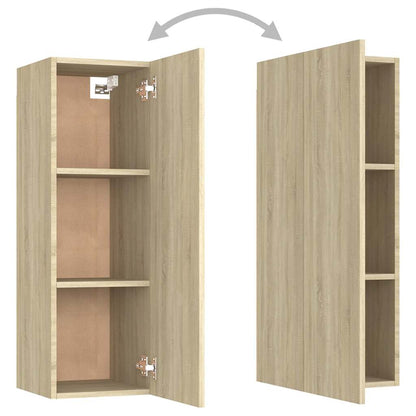 4 Piece TV Cabinet Set Sonoma Oak Engineered Wood