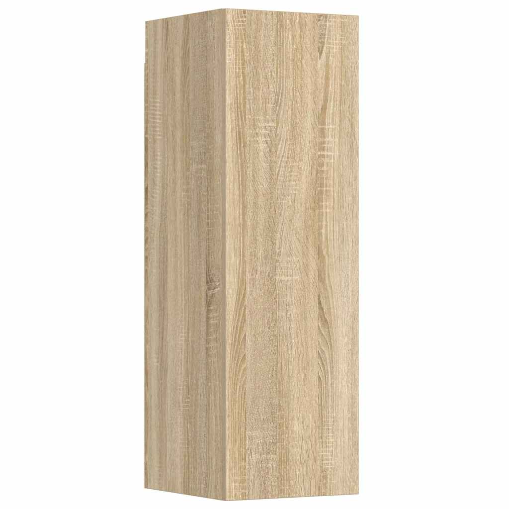 3 Piece TV Cabinet Set Sonoma Oak Engineered Wood