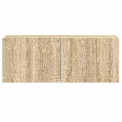 3 Piece TV Cabinet Set Sonoma Oak Engineered Wood