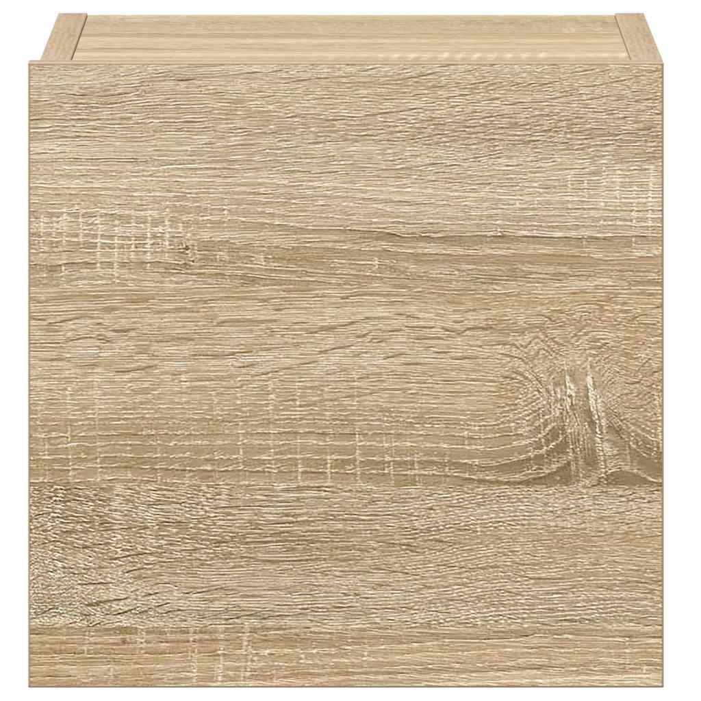 3 Piece TV Cabinet Set Sonoma Oak Engineered Wood