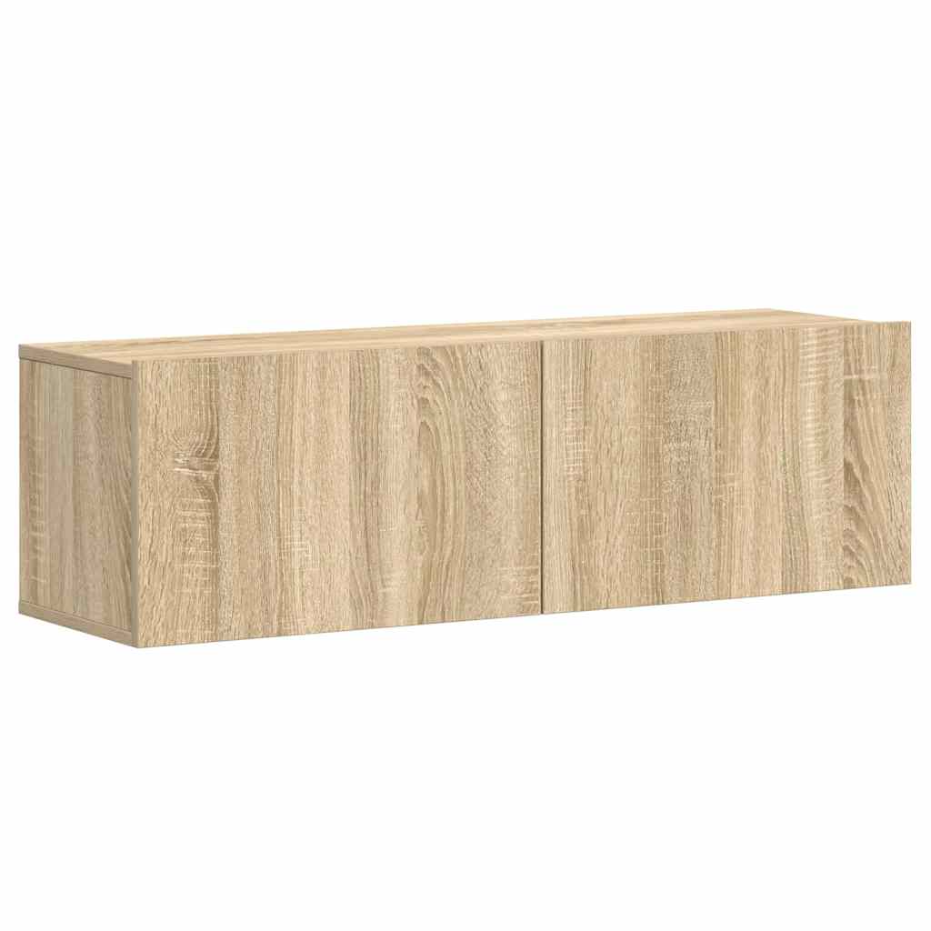 3 Piece TV Cabinet Set Sonoma Oak Engineered Wood