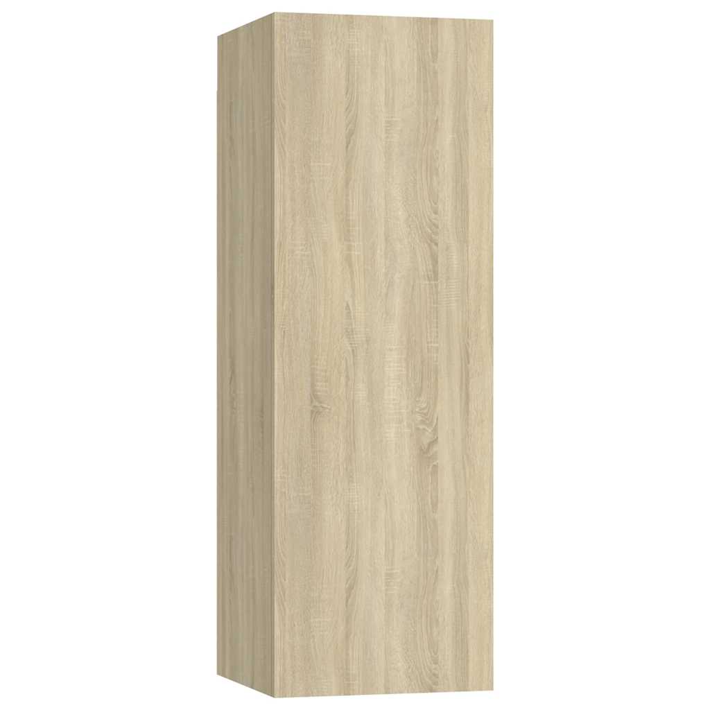 3 Piece TV Cabinet Set Sonoma Oak Engineered Wood