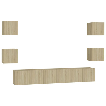 TV Cabinet | Sonoma oak | Engineered wood | Medium | TV Cabinet