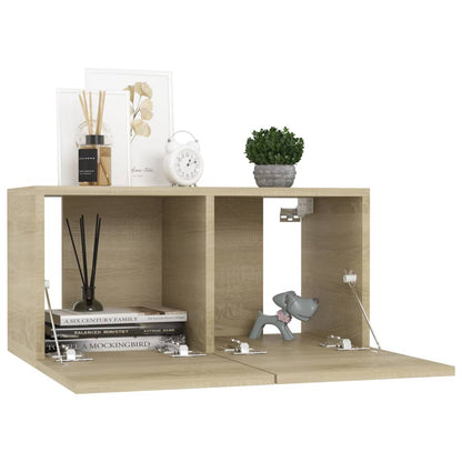 TV Cabinet | Sonoma oak | Engineered wood | Medium | TV Cabinet