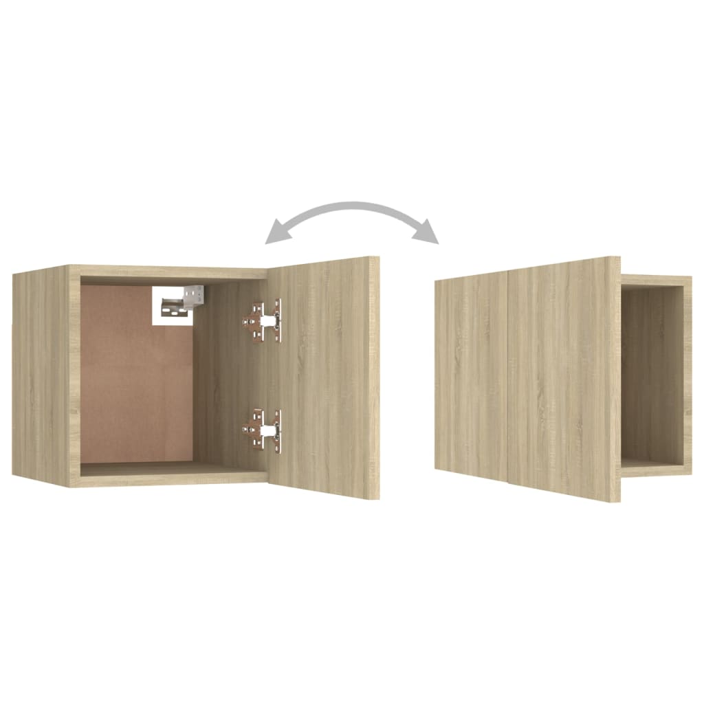 TV Cabinet | Sonoma oak | Engineered wood | Medium | TV Cabinet