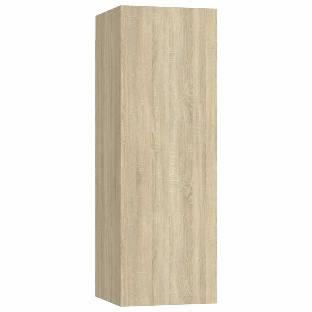 TV Cabinet Set | Set of 4 | Sonoma oak | Engineered wood | Medium