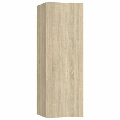 TV Cabinet Set | Set of 4 | Sonoma oak | Engineered wood | Medium