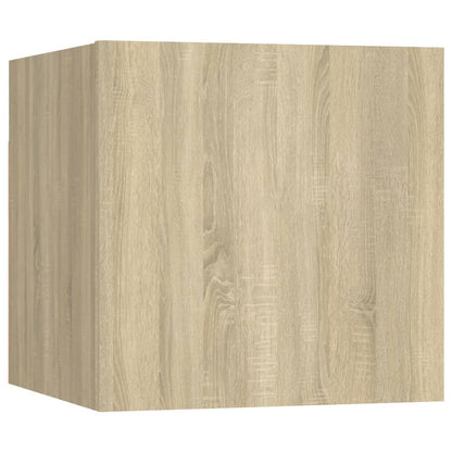5 Piece TV Cabinet Sets Sonoma Oak Engineered Wood