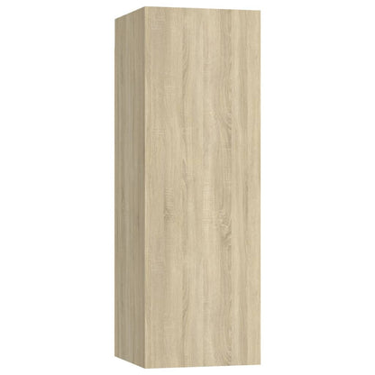 5 Piece TV Cabinet Sets Sonoma Oak Engineered Wood