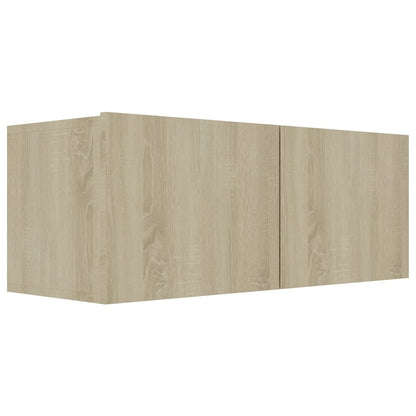 5 Piece TV Cabinet Sets Sonoma Oak Engineered Wood