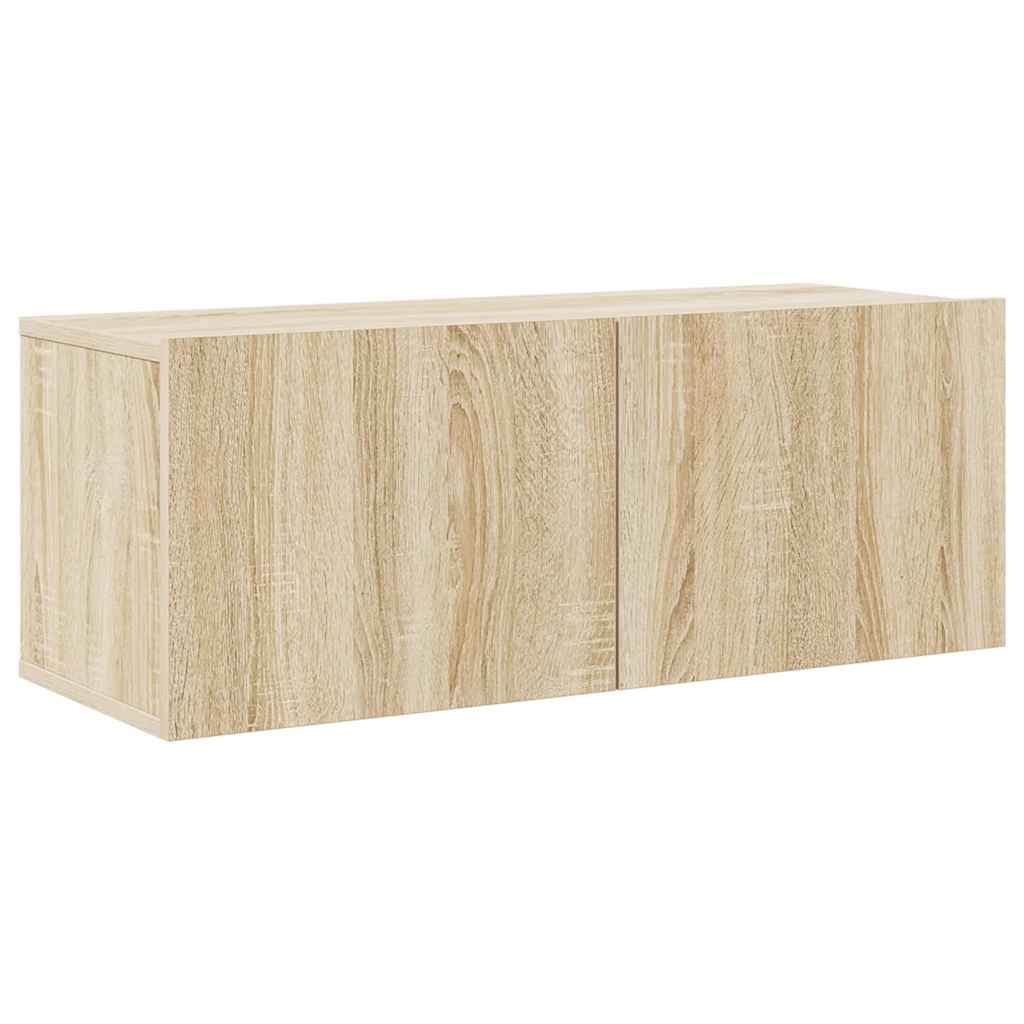 6 Piece TV Cabinet Set Sonoma Oak Engineered Wood