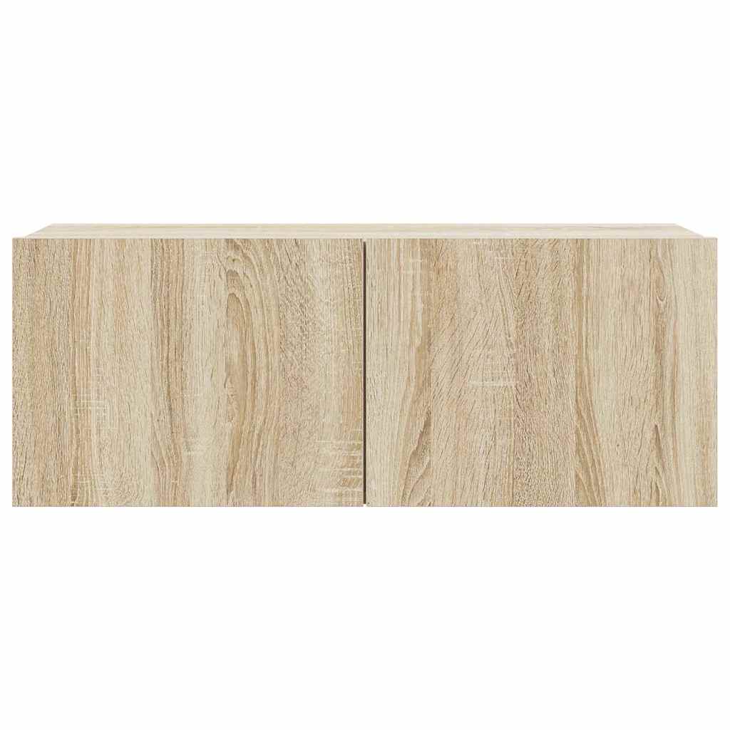 TV Cabinet Set | 8 Piece Set | Sonoma Oak | Engineered Wood