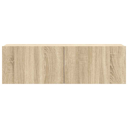 8 Piece TV Cabinet Set Sonoma Oak Engineered Wood