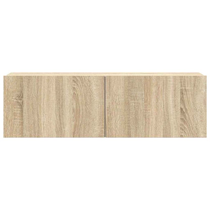 8 Piece TV Cabinet Set Sonoma Oak Engineered Wood