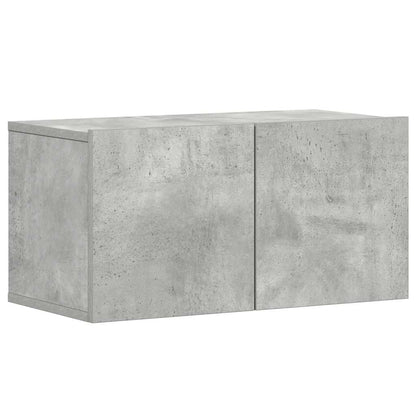 5 Piece TV Cabinet Set Concrete Grey Engineered Wood