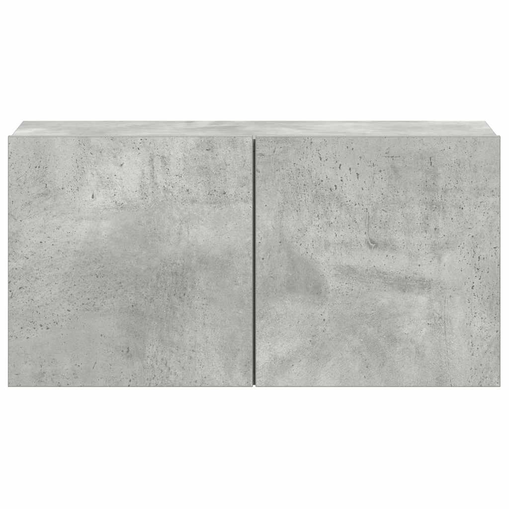 5 Piece TV Cabinet Set Concrete Grey Engineered Wood