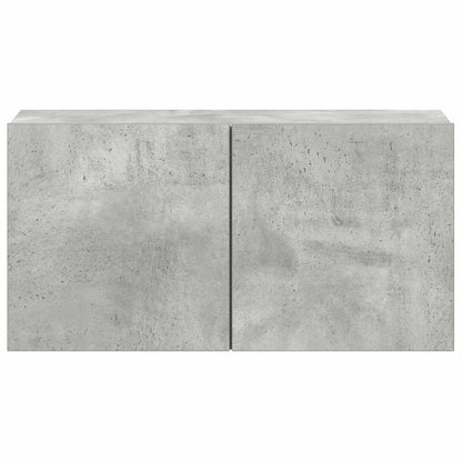5 Piece TV Cabinet Set Concrete Grey Engineered Wood
