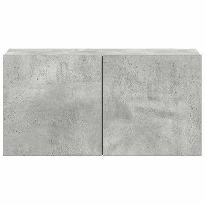 5 Piece TV Cabinet Set Concrete Grey Engineered Wood