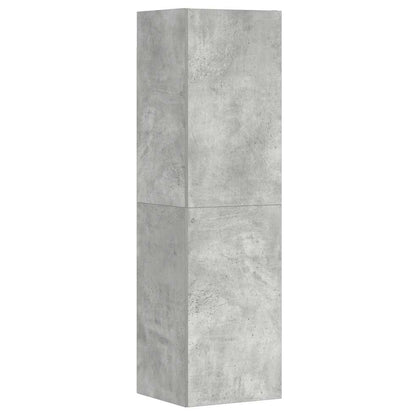3 Piece TV Cabinet Set Concrete Grey Engineered Wood