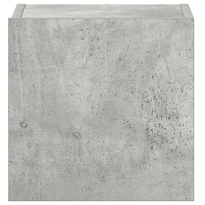 3 Piece TV Cabinet Set Concrete Grey Engineered Wood