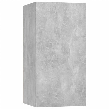 8 Piece TV Cabinet Set Concrete Grey Engineered Wood