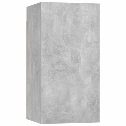 8 Piece TV Cabinet Set Concrete Grey Engineered Wood