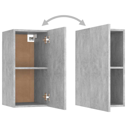 8 Piece TV Cabinet Set Concrete Grey Engineered Wood