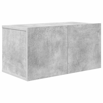 6 Piece TV Cabinet Set Concrete Grey Engineered Wood