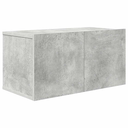 6 Piece TV Cabinet Set Concrete Grey Engineered Wood