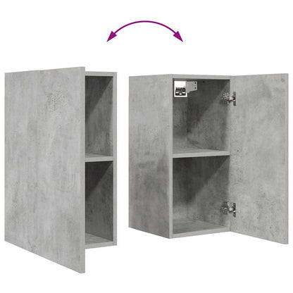 6 Piece TV Cabinet Set Concrete Grey Engineered Wood