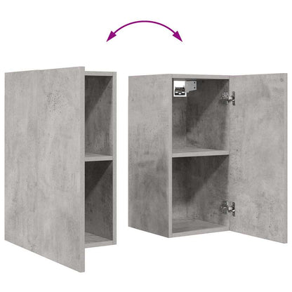 6 Piece TV Cabinet Set Concrete Grey Engineered Wood