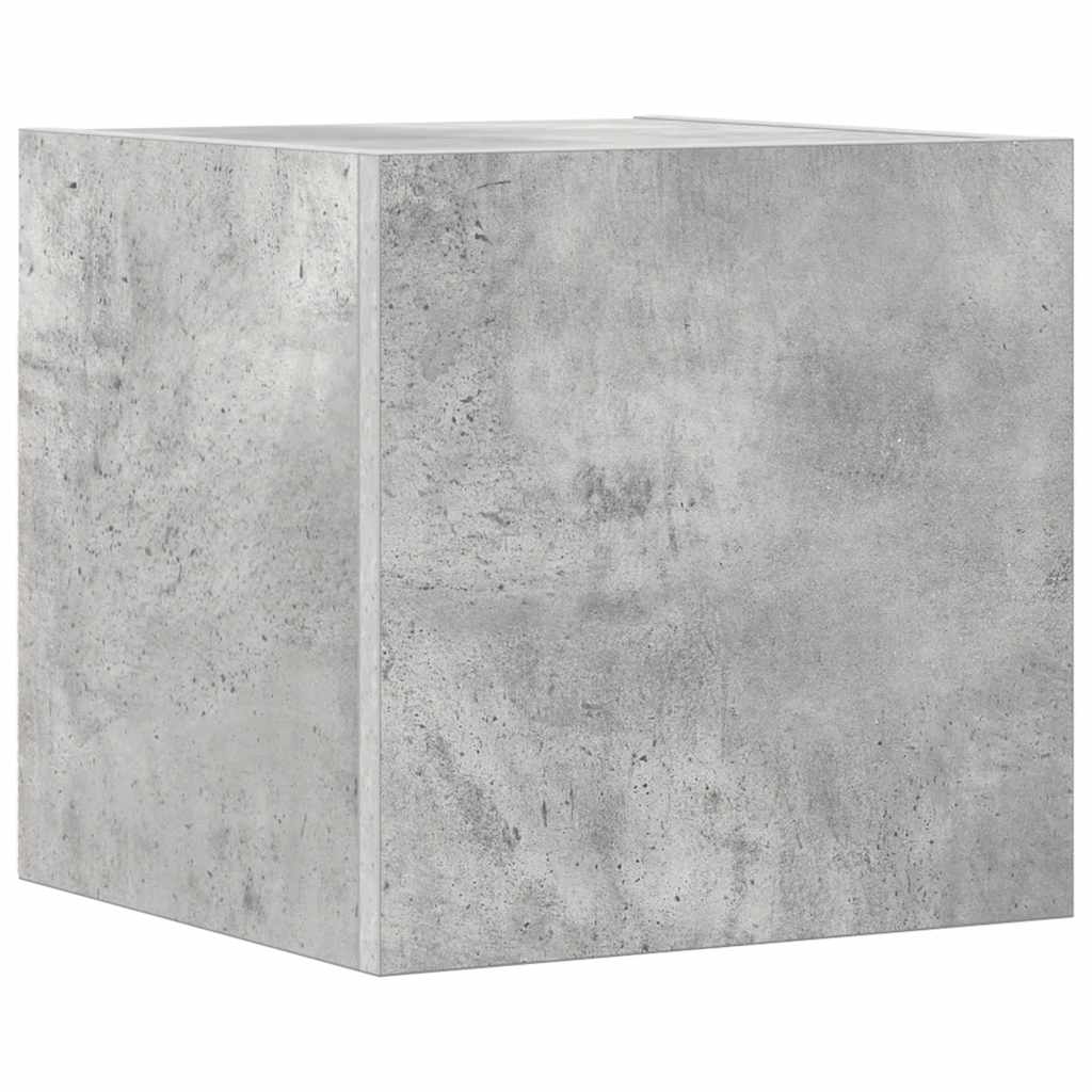10 Piece TV Cabinet Set Concrete Grey Engineered Wood