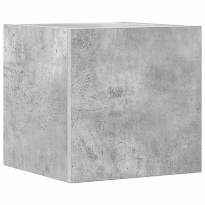 10 Piece TV Cabinet Set Concrete Grey Engineered Wood